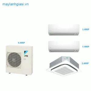 Combo Multi Daikin 1 Dàn nóng 4.0 HP (4 Ngựa) + 2 dàn lạnh treo tường + 1 dàn lạnh âm trần